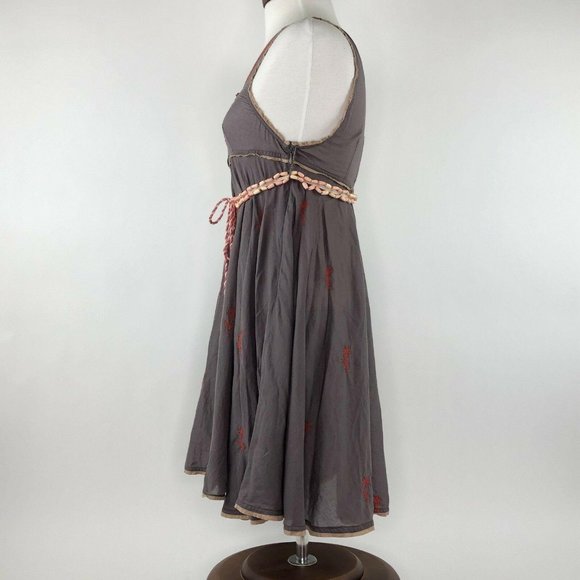 Free People Beaded Embllished Sequin Embroidered M - Picture 6 of 12